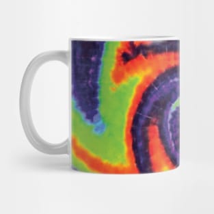 Wig Wag Spiral Orange Purple Liam Green Tie Dye Mug